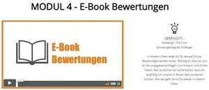 Lektion E-Book Bewertungen aus Modul 4 zum Amazon Kindle Ebook schreiben und vermarkten