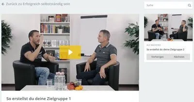 Dirk Kreuter und Calvin Hollywood im Video So erstellst du deine Zielgruppe aus dem Kurs Erfolgreich selbstständig sein