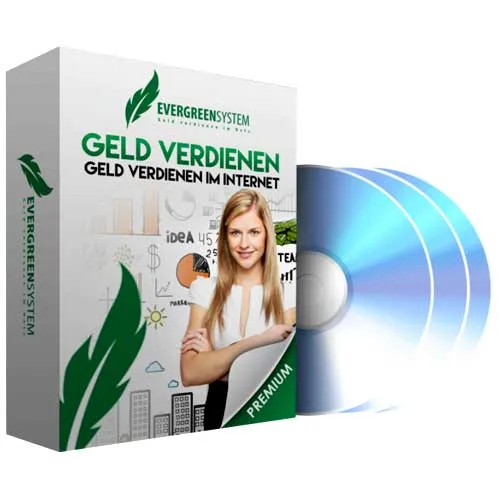 Kursbox und DVDs des Evergreensystem 3.0 – Geld verdienen im Internet