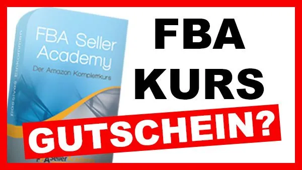 FBA Seller Academy Kursbox mit der Frage nach einem Gutschein für den Amazon FBA Kurs