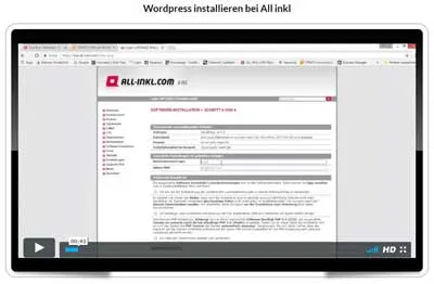 Video zur WordPress Installation bei All-inkl aus Modul 3 der Life Changer World von Marko Slusarek