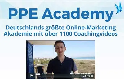 PPE Academy von Oliver Lorenz: Deutschlands größte Online-Marketing Akademie mit über 1100 Coachingvideos