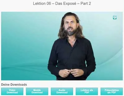 Veit Lindau in Lektion 06 Das Exposé aus dem Online Schreibkurs Schreibglück