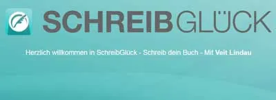 Startseite des Schreibkurs online Schreibglück: Schreib dein Buch mit Veit Lindau