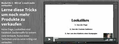 Video zu Lookalikes aus Modul 6 Skalieren im Tee Money 2.0 Kurs