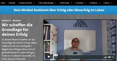 Video aus Modul 1 Mindset im Teemoney Videokurs mit Daniel Gaiswinkler