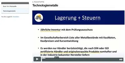 Video zu Lagerung und Steuern von Technologiemetallen im Rohstoffe-Modul des Thorsten Wittmann Masterplan