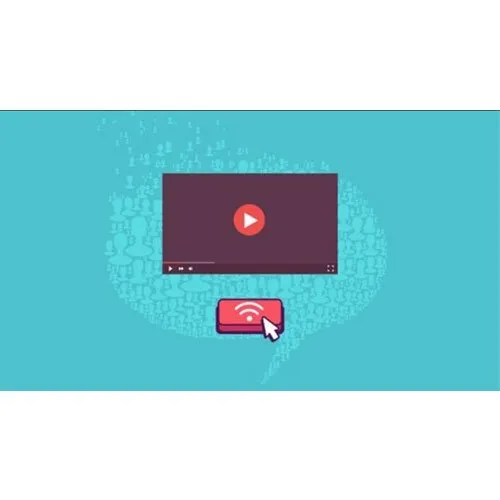 Titelgrafik des YouTube Kurs YouTube Formel mit Videoplayer in einer Sprechblase