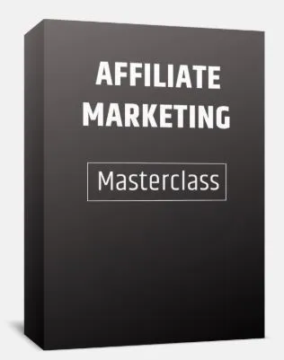 Schwarze Kursbox der Affiliate Marketing Masterclass von Darek Shabany