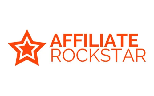 Logo des Affiliate Rockstar Komplettpakets von Oliver Pott mit orangefarbenem Stern