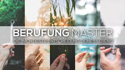 Titelgrafik des Berufung Master Kurses von Maxim Mankevich mit dem Untertitel Die wichtigste Entscheidung deines Lebens