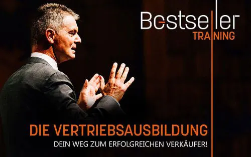 Cover des Bestseller Training von Dirk Kreuter mit dem Schriftzug Die Vertriebsausbildung