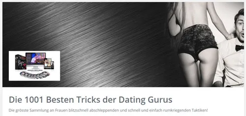 Bonus Inhalt „Die 1001 Besten Tricks der Dating Gurus“ aus der Dating Psychologie von Estefano d'Elano