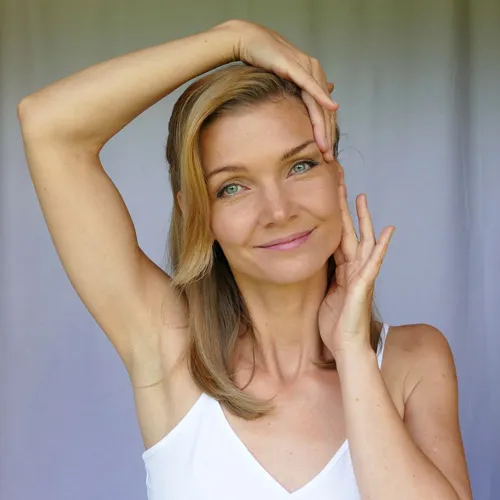 Porträt von Christina Schmid, Erstellerin des Chi statt Botox Video-Kurses