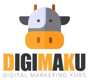 Logo des DIGIMAKU Digital Marketing Kurs mit der Logo-Kuh