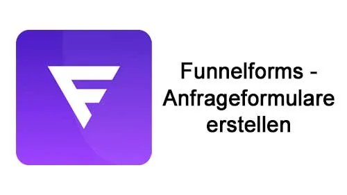 Funnelforms-App-Icon neben dem Schriftzug Funnelforms – Anfrageformulare erstellen