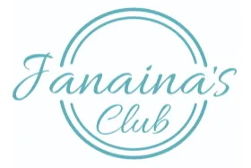 Türkisfarbenes Logo von Janaina's Club