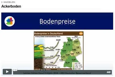 Video zu Bodenpreisen in Deutschland aus dem Immobilien-Modul des Masterplan Finanzielle Freiheit