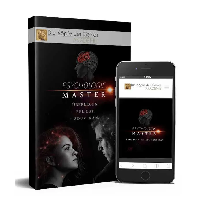 Kursbox und Smartphone des Psychologie Master Seminars als Onlinekurs