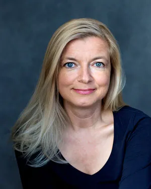 Porträt von Michaela Merten, Mitgründerin des Happiness House