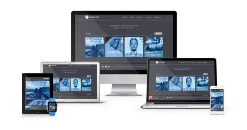 Die neobeats-Plattform auf Monitor, Laptop, Tablet, Smartphone und Smartwatch