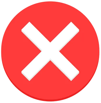 Rotes Kreuz – nicht geeignet für