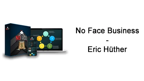 Kursbox, Laptop und Smartphone des No Face Business mit dem Schriftzug No Face Business – Eric Hüther