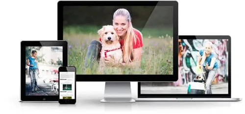 Online Hundeschule von Conny Sporrer auf Monitor, Laptop, Tablet und Smartphone