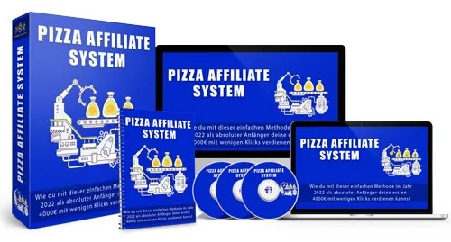 Kursbox, Laptop, Tablet und DVDs des Pizza Affiliate Systems von Marko Slusarek