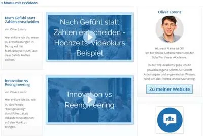 Videos zu Innovation vs Reengineering im Marktanalyse Marketing Masterplan der PPE Academy
