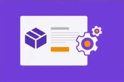 Symbolgrafik zum ClickCopy-Modul Produktbeschreibung-Copy mit Paket-Symbol