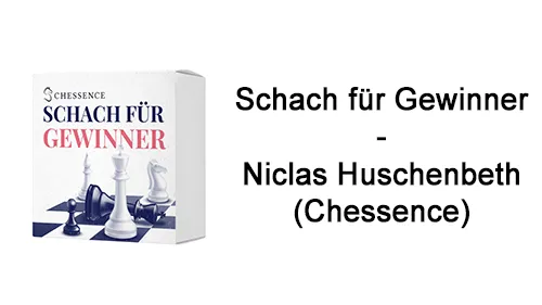 Kursbox von Schach für Gewinner mit dem Schriftzug Schach für Gewinner – Niclas Huschenbeth (Chessence)