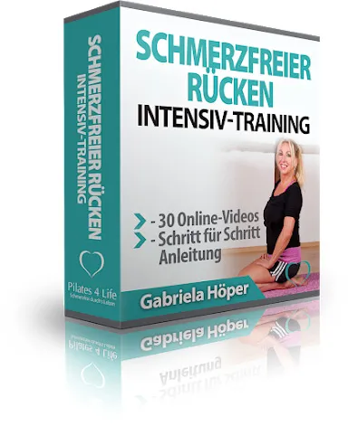 Kursbox Schmerzfreier Rücken Intensiv-Training von Gabriela Höper mit 30 Online-Videos