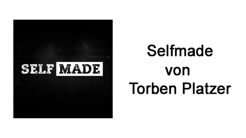 Selfmade Logo in Schwarz-Weiß neben dem Schriftzug Selfmade von Torben Platzer