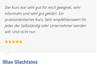 Kundenbewertung von Illias Glachtsios zum Steuer-aha-Effekt mit fünf Sternen: praxisorientiert und empfehlenswert