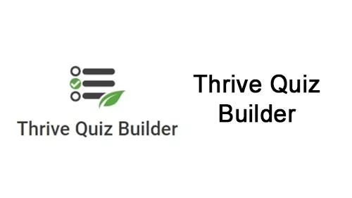 Logo und Schriftzug des Thrive Quiz Builder, dem WordPress Quiz Plugin von Thrive Themes