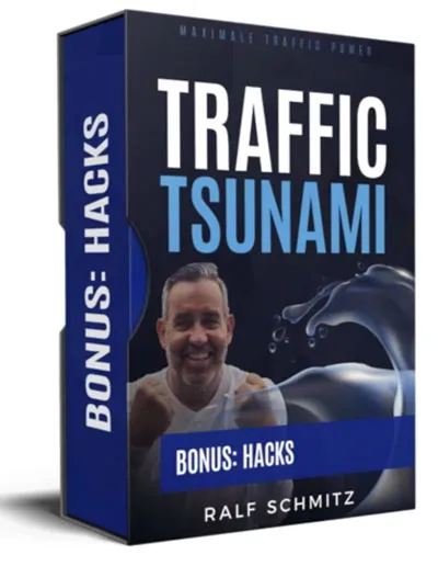 Kursbox des Traffic Tsunami Bonus-Moduls Hacks von Ralf Schmitz