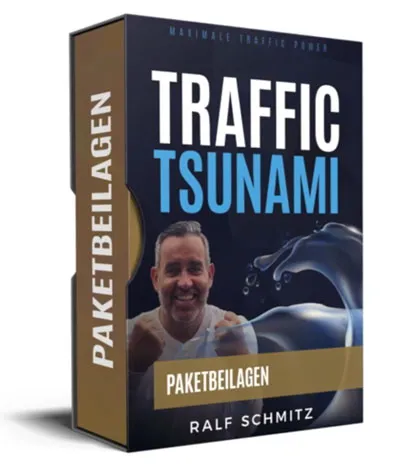 Kursbox des Traffic Tsunami Moduls Paketbeilagen von Ralf Schmitz
