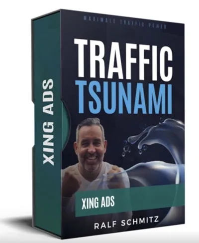 Kursbox des Traffic Tsunami Moduls XING-Ads von Ralf Schmitz
