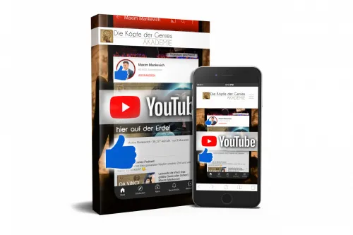 Kursbox und Smartphone des YouTube-Master von Maxim Mankevich