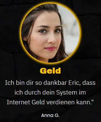 Kundenstimme von Anna G. zum YouTube Money Maker: Geld im Internet verdienen
